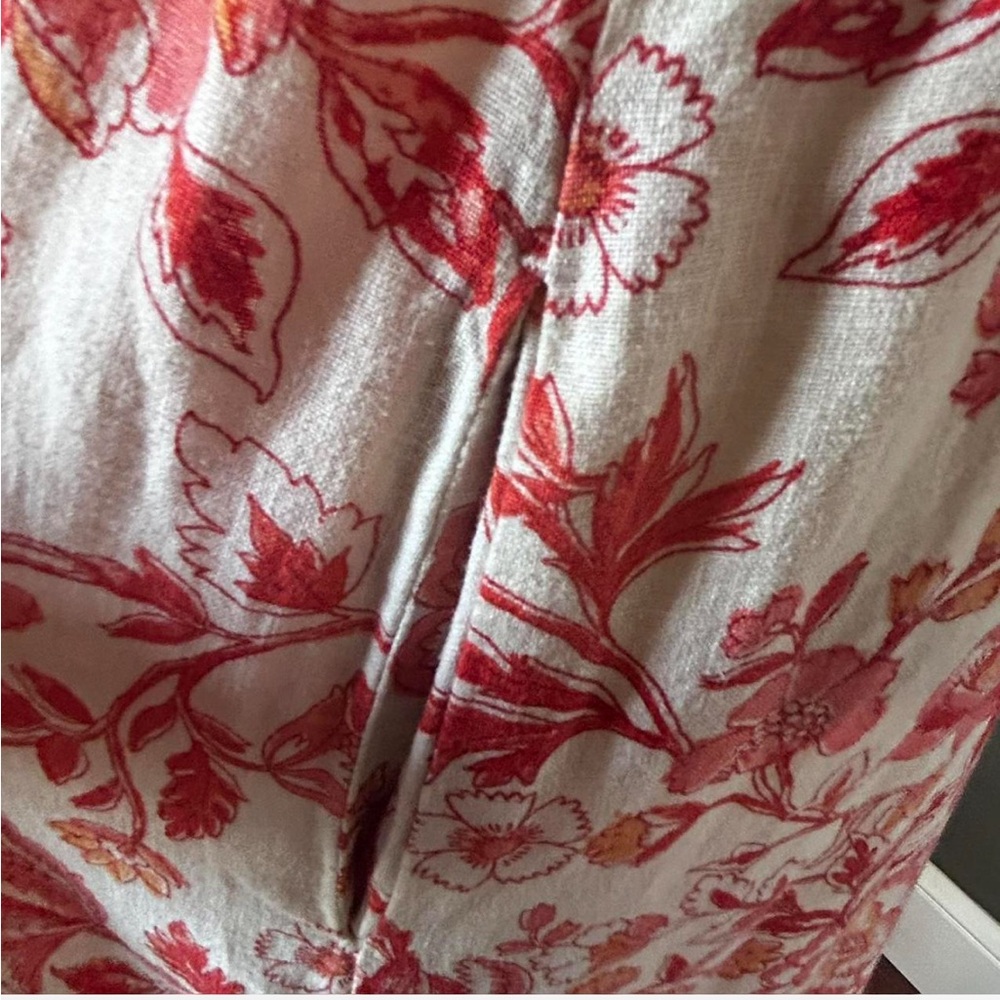 Rachel Zoe Linen Blend Floral Boho Maxi Dress XL - Picture 6 of 16